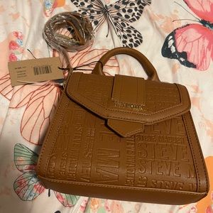 Brown steve madden crossbody bag